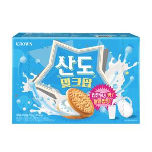[크라운제과] 크라운산도밀크팝_323G(16입)